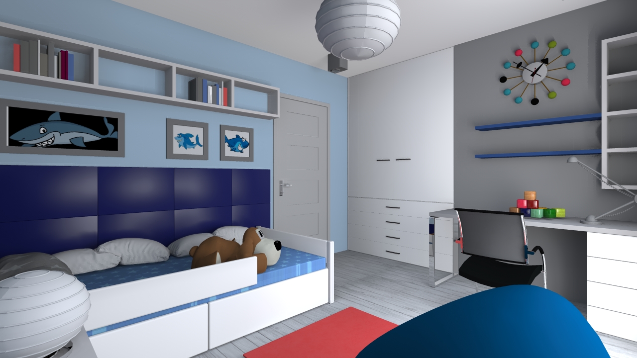 Projekt wnętrza domu jednorodzinnego