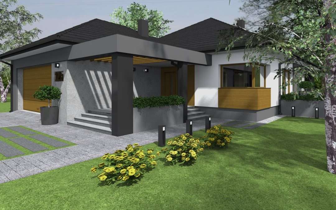 Projekt domu jednorodzinnego w Koziegłowach